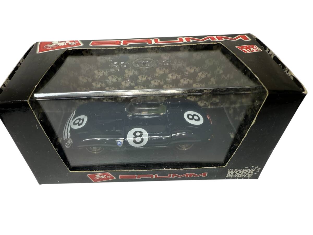 ●S7-10-328 BRUMM ブルム製 ジャガー Dタイプ 1/43スケール 1957年(ル・マン24時間レース優勝車)ミニカー 保管品拍卖