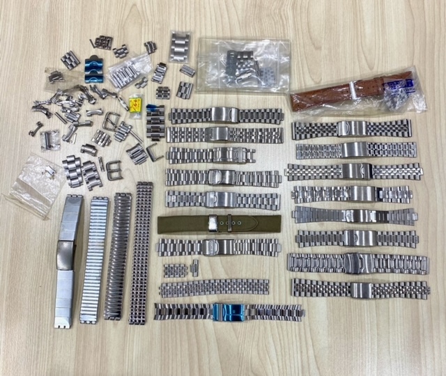 FS7-9-88 腕時計用 時計用 ベルト 替えベルト 修理用 パーツ 交換用 REVUE THOMMEN レビュートーメン SEIKO TUDOR Bambi など おまとめ拍卖