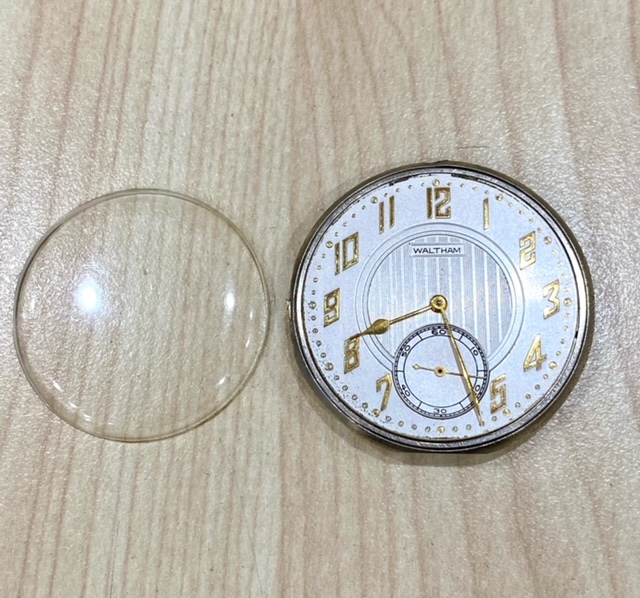 F7-10-1 懐中時計 WALTHAM ウォルサム 18kフレーム外し品 15石 15jewels 手巻き スモセコ アンティーク拍卖