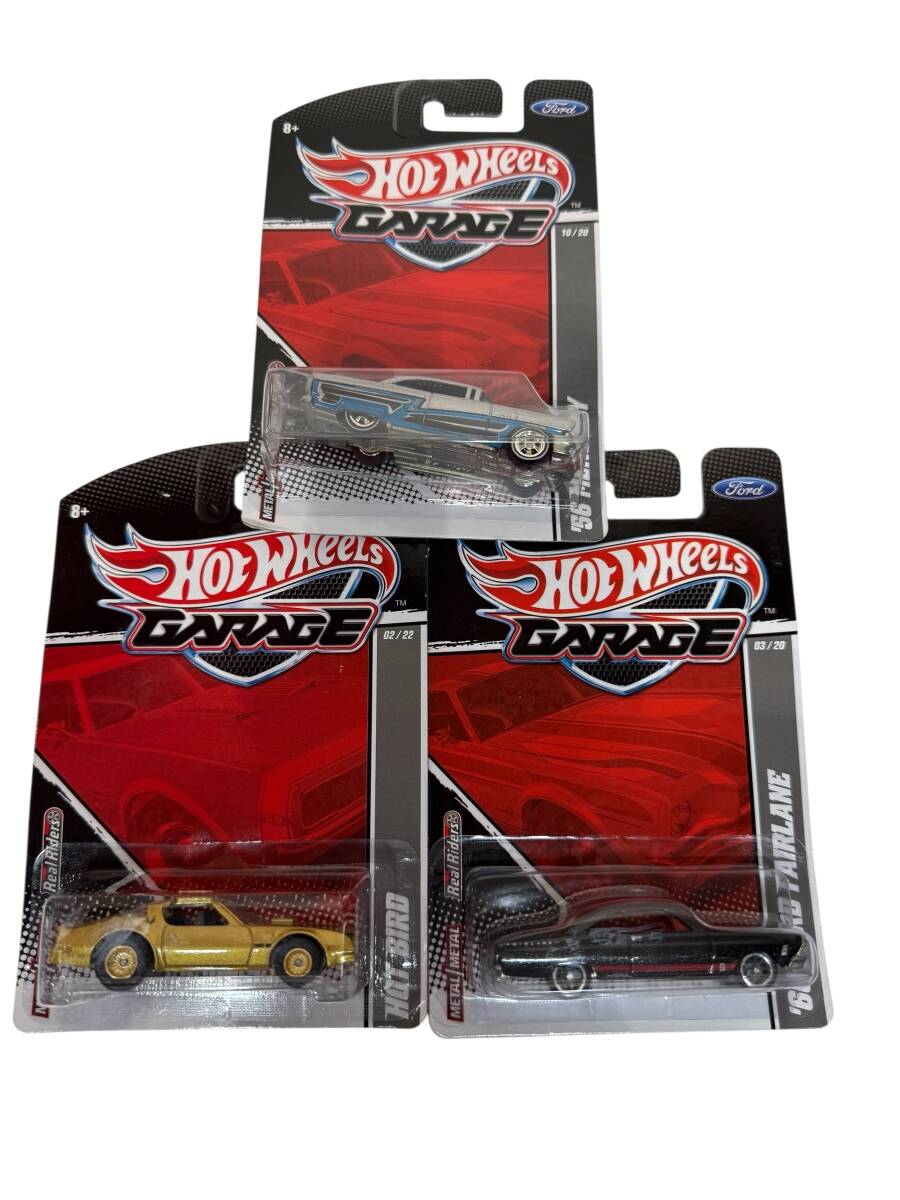 ●S7-10-284 ホットウィール HOTWHEELS GARAGE FORD GM 3台おまとめ 未開封拍卖