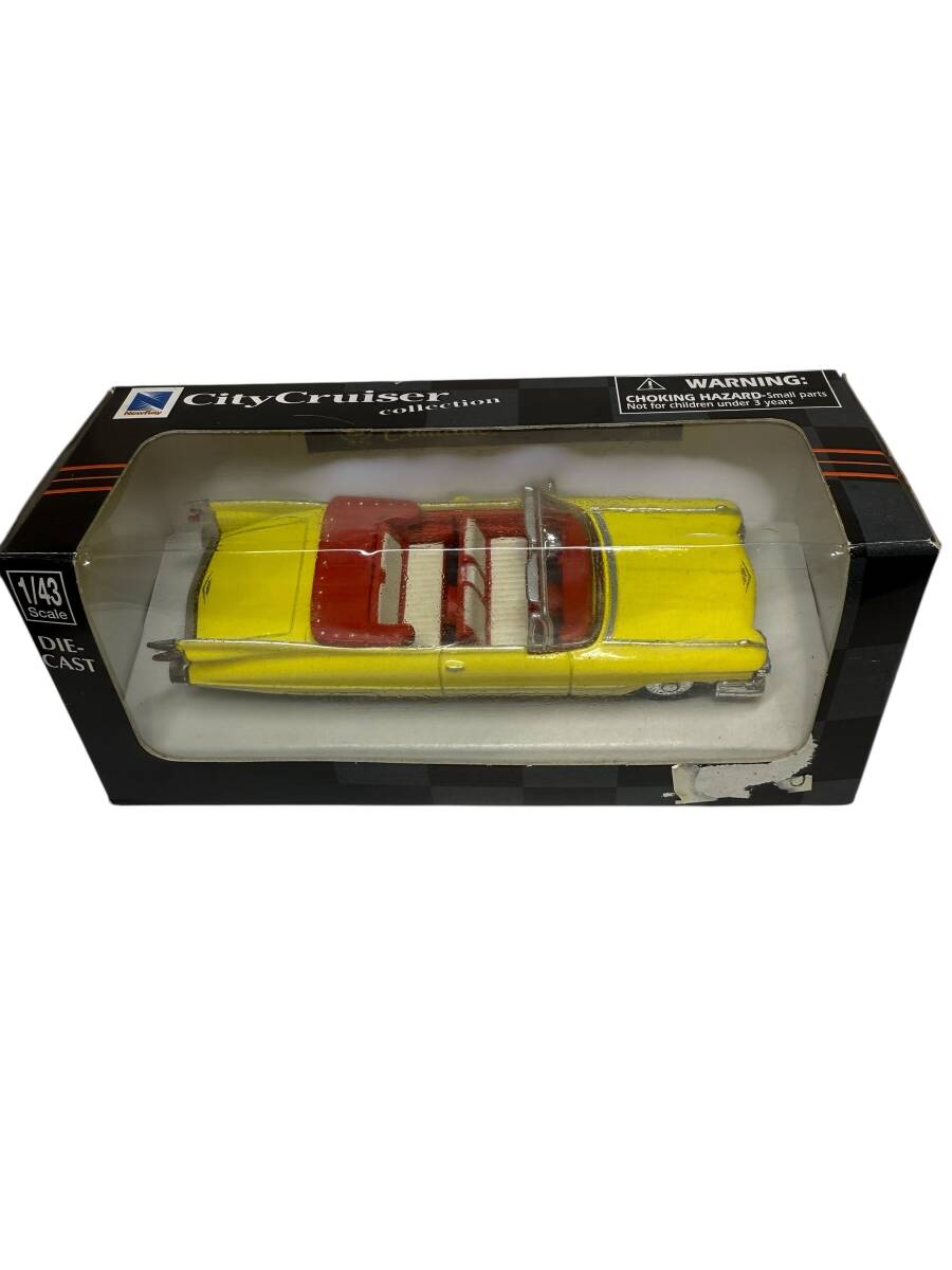 ●S7-10-323 City Cruiser collection 1959年型 キャデラック シリーズ62 コンバーチブルモデル 1/43スケール ミニカー 保管品拍卖