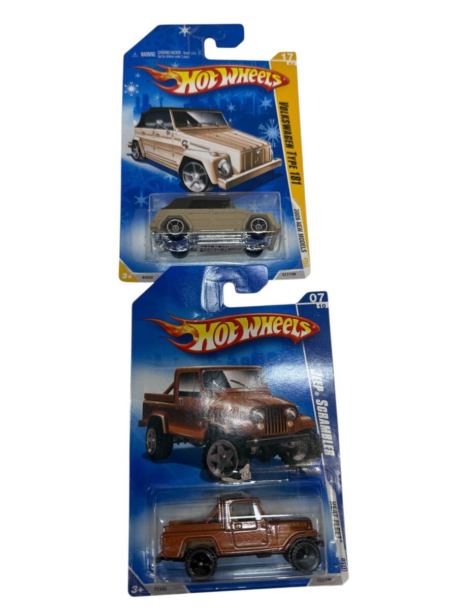 ●S7-10-397 ホットウィール『Jeep Scrambler』123/190 1台 『VOLKSWAGEN TYPE 181』017/190 1台 計2台 未開封拍卖