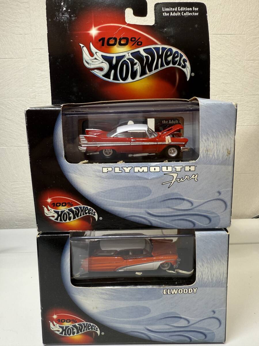 ●S7-10-434 ホットウィール 2台 おまとめ『エルウッティ』『プリムス・フューリー』100%ホットウィール 未開封 コレクター拍卖
