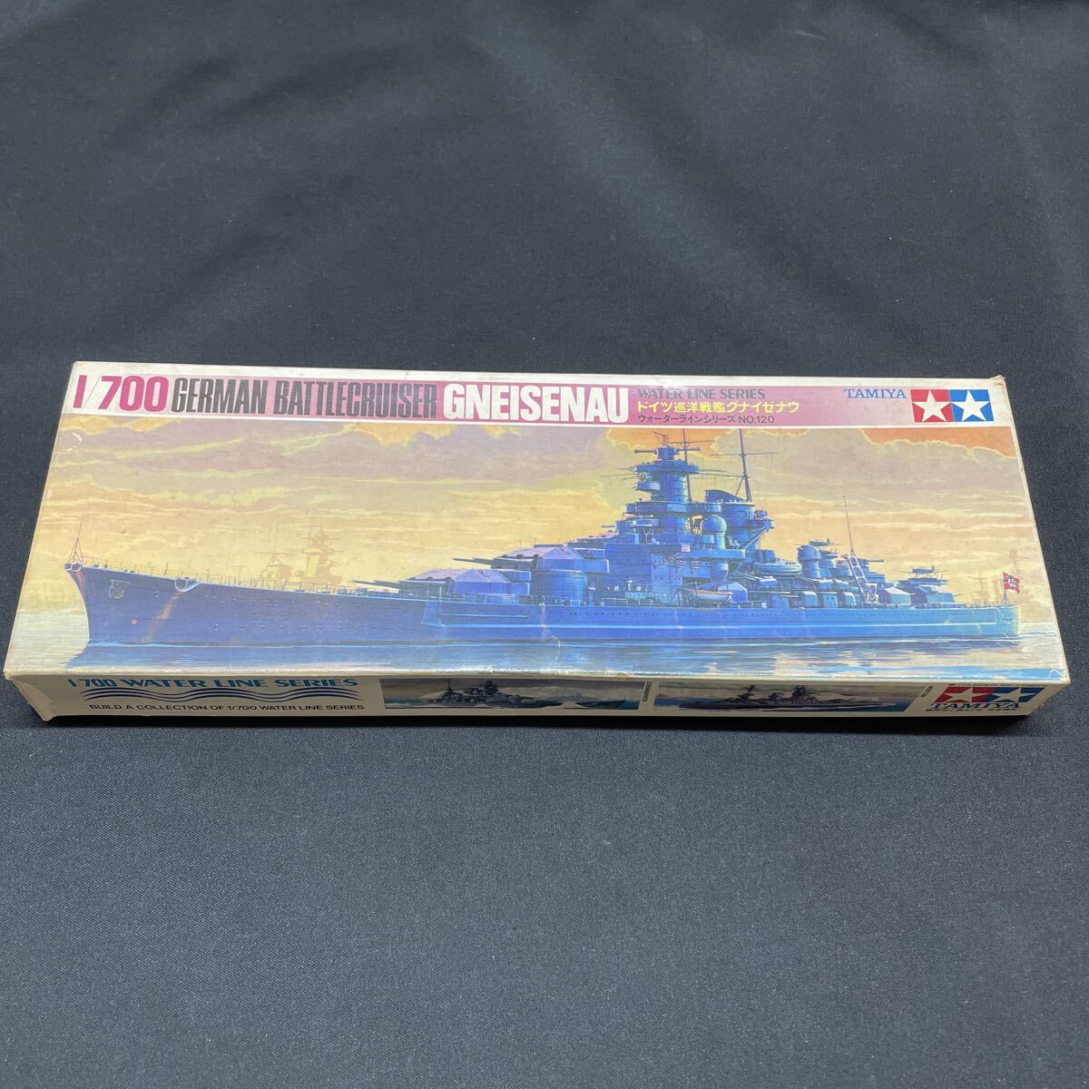 (s) A-750 GERMAN BATTLECRUISER GNEISENAU 1/700 ドイツ巡洋戦艦グナイゼナウ タミヤ ウォーターラインシリーズ 未組立 プラモデル拍卖