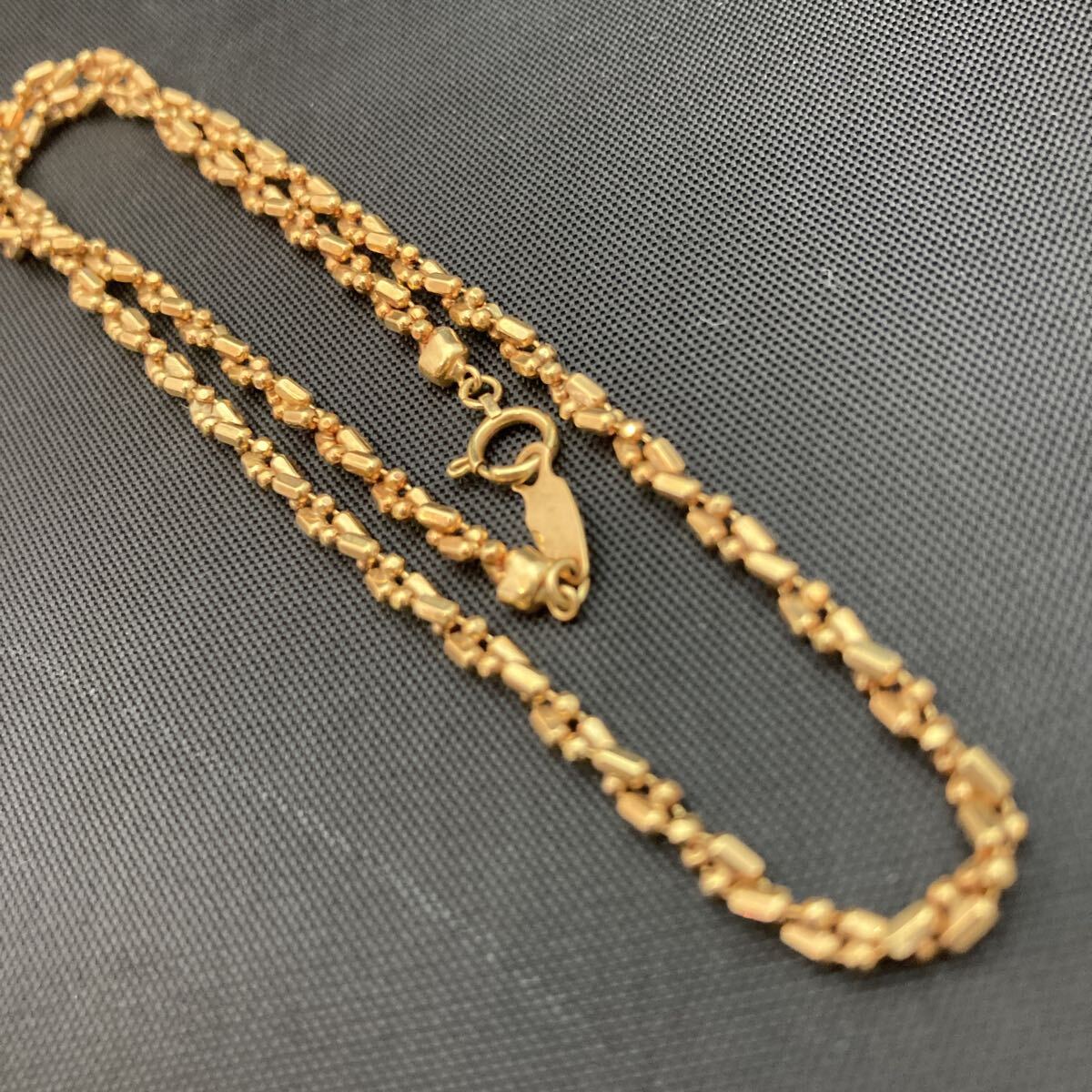 (s) K18 ネックレス アクセサリー 純金 貴金属 刻印あり 重量7.67g ゴールド 金拍卖