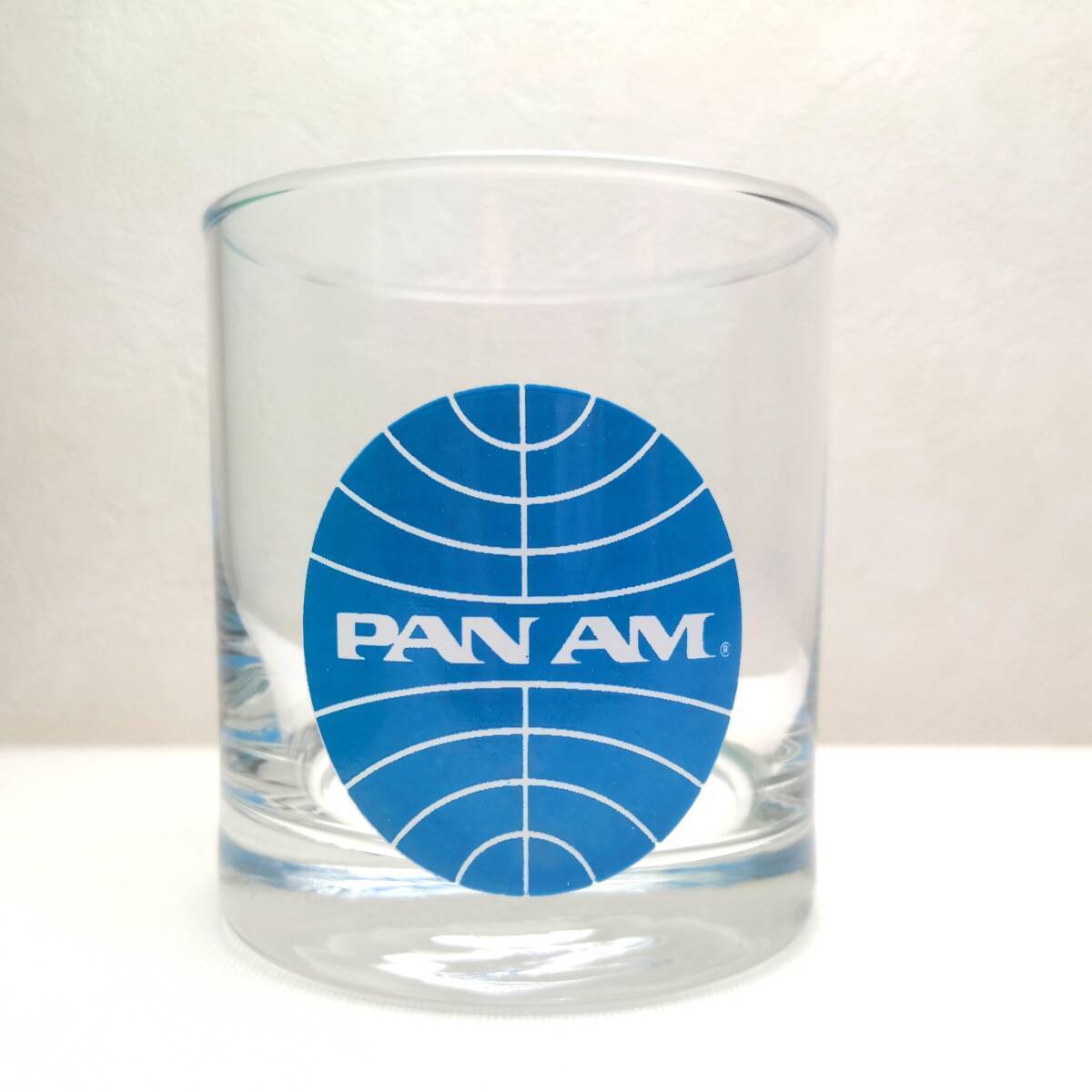 レアモノ PAN AM パンナム パンアメリカン航空 ロゴマーク入りグラス 非売品拍卖
