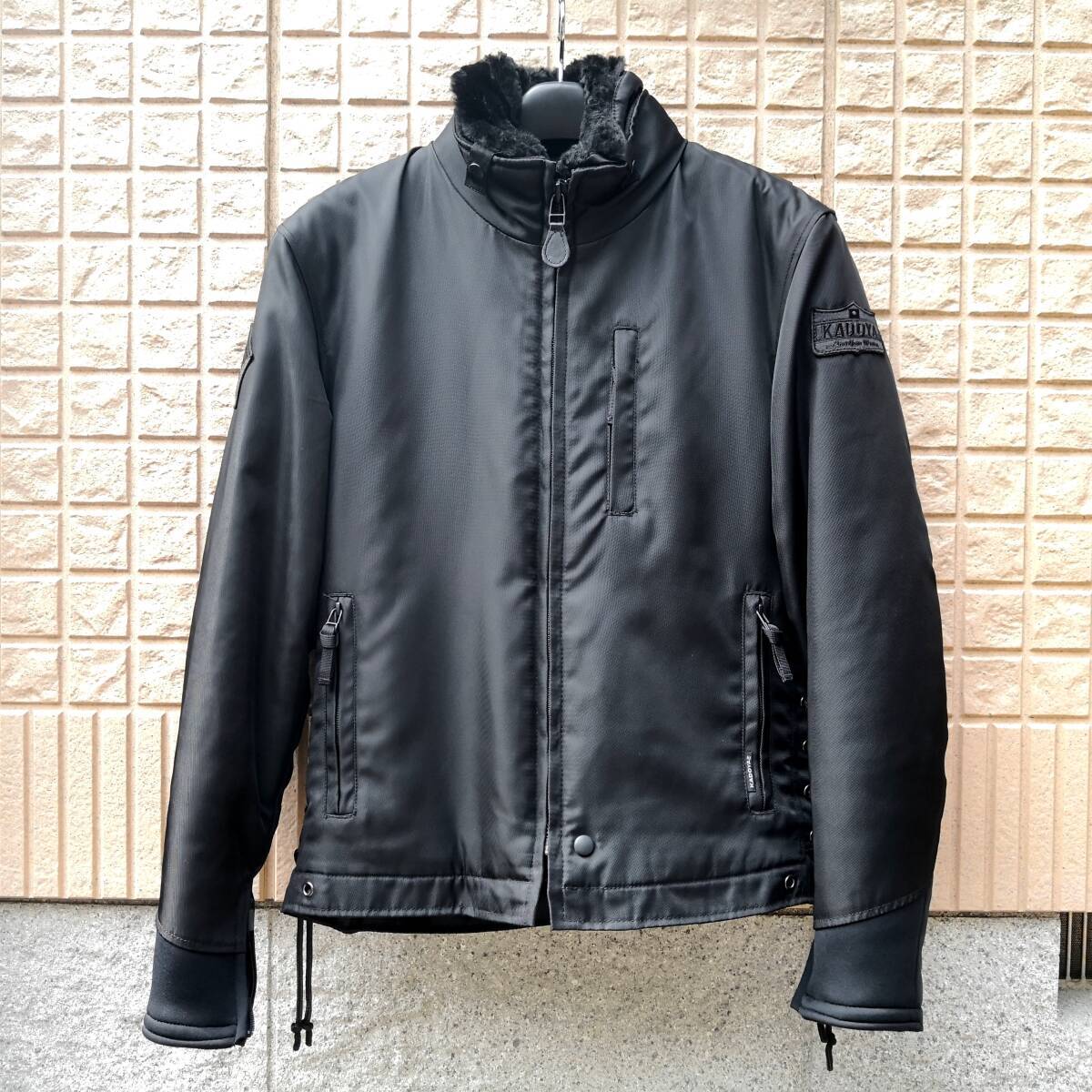 【美品】KADOYA カドヤ 冬用ジャケット TR-EVO/ CW2(A) Lサイズ ブラック ワッペンありモデル拍卖