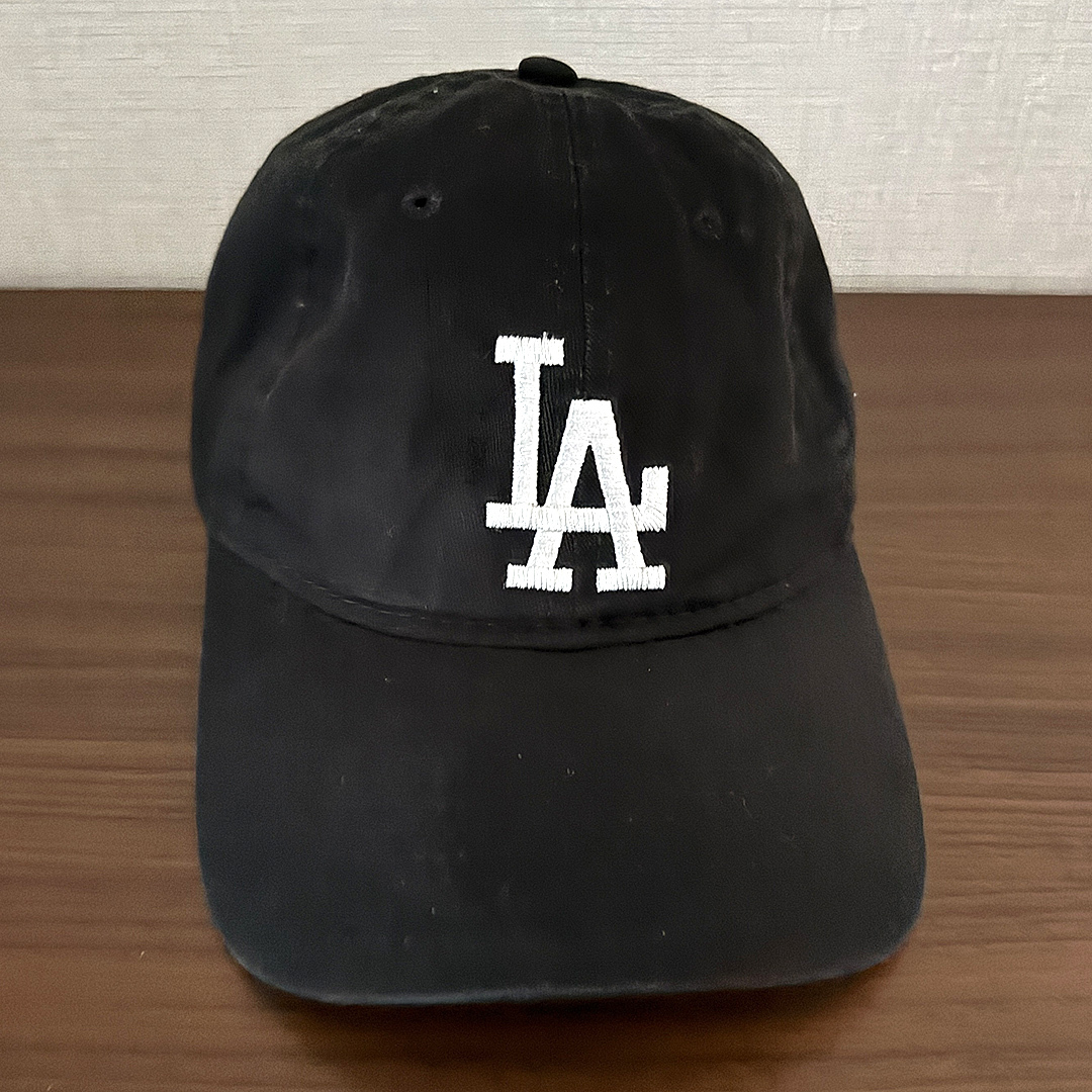 【USED】NEWERA(ニューエラ) LAロゴ スナップバック キャップ 黒拍卖