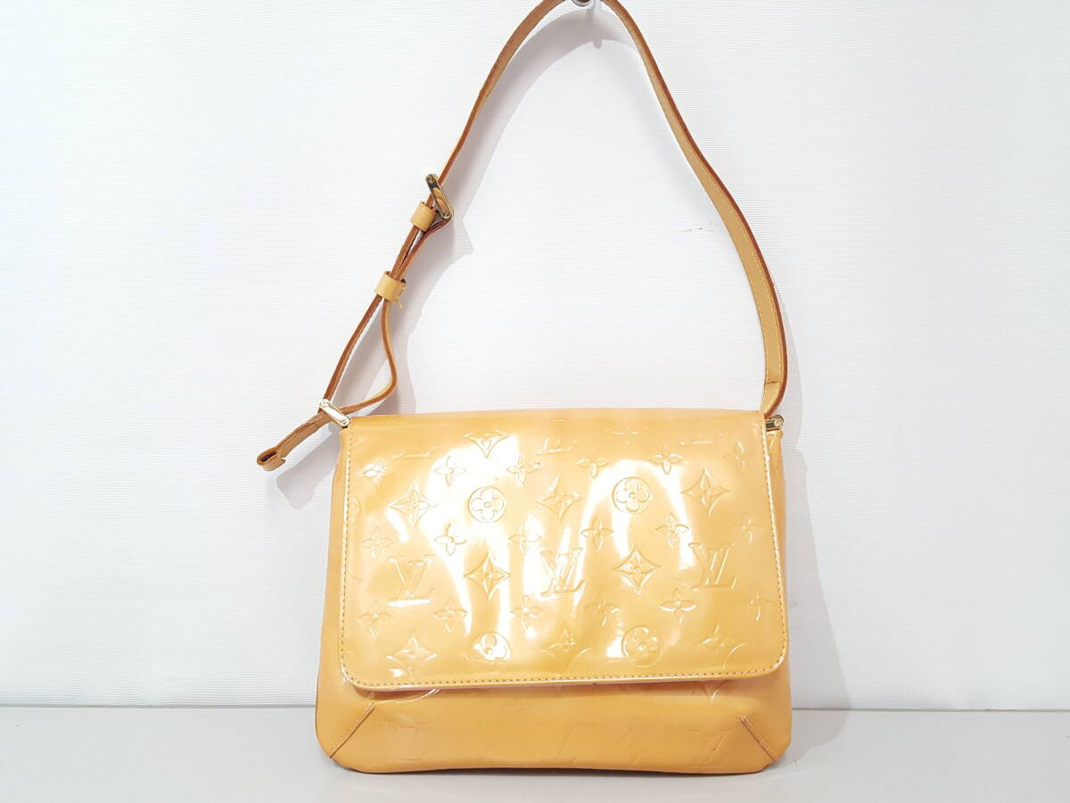 【ジャンク品】LOUIS VUITTON ルイヴィトン ヴェルニライン トンプソン ストリート M91301 ショルダーバッグ/約20×26×6cm/01YZ102901拍卖