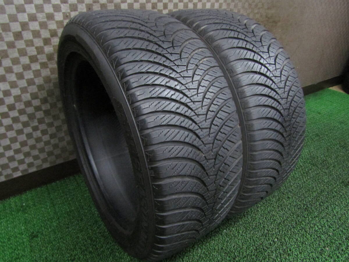 ☆送料無料☆バリ溝☆2023年製☆ダンロップ ALL SEASON MAXX AS1 235/50R18 101H 2本 オールシーズンマックス オールシーズンタイヤ拍卖