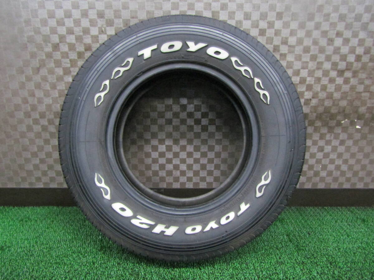 ☆送料無料☆バリ溝☆ホワイトレター☆TOYO H20 195/80R15 107/105L LT 1本 トーヨー スペア 予備拍卖