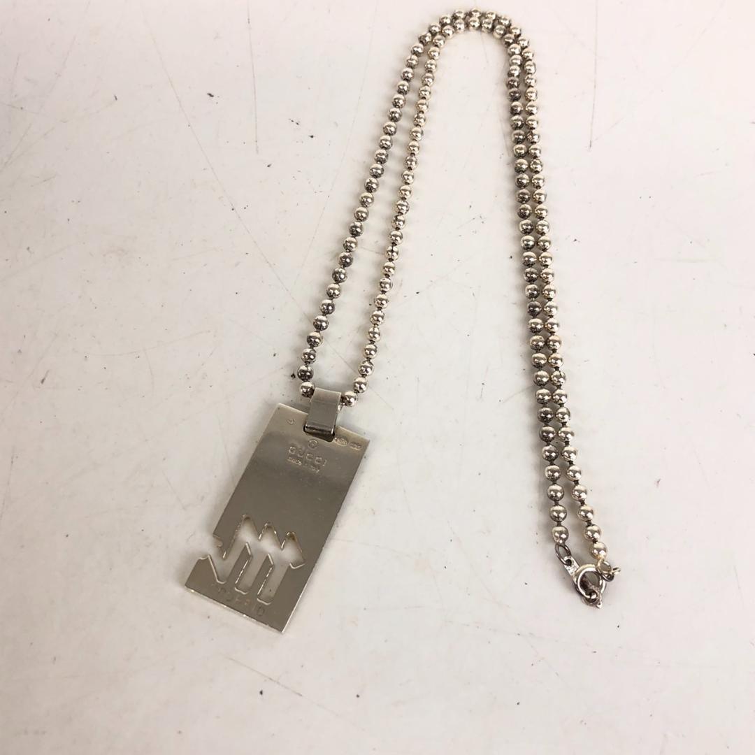 GUCCI グッチ ネックレス アクセサリー シルバー レディース ブランド ジュエリー アクセサリー ブランド レディース 小物 ファッション拍卖
