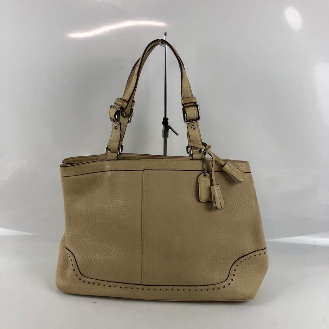 COACH コーチ ハンドバッグ ベージュ レディース ブランド 鞄 かばん バッグ レディース メンズ ブランド拍卖