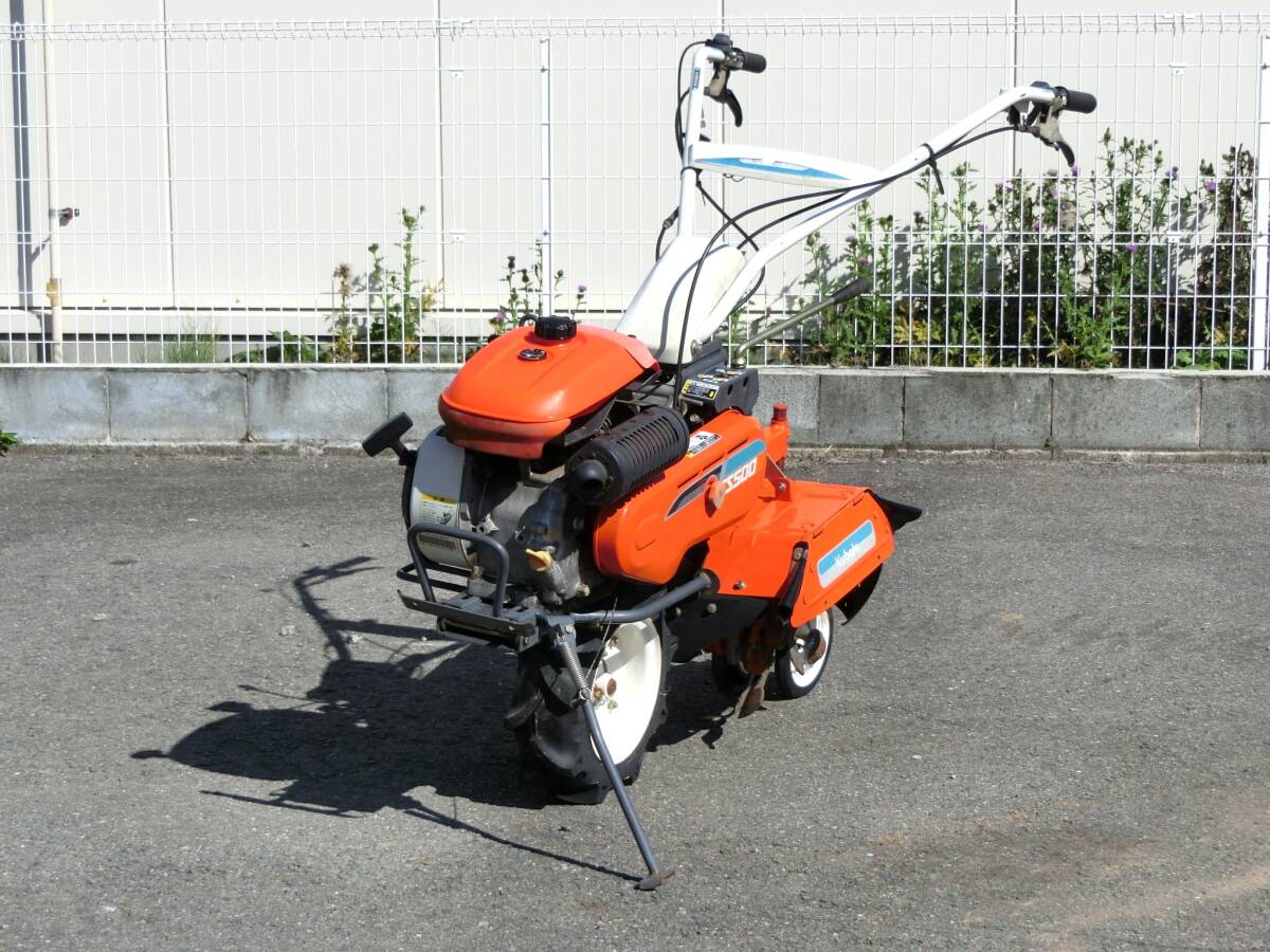 山形 クボタ ネギ管理機 TS500 4.2馬力 一輪 ハンドル回動 刃正転逆転式 リコイル ガソリン ハウス栽培 耕耘機 農機具市場寒河江店拍卖