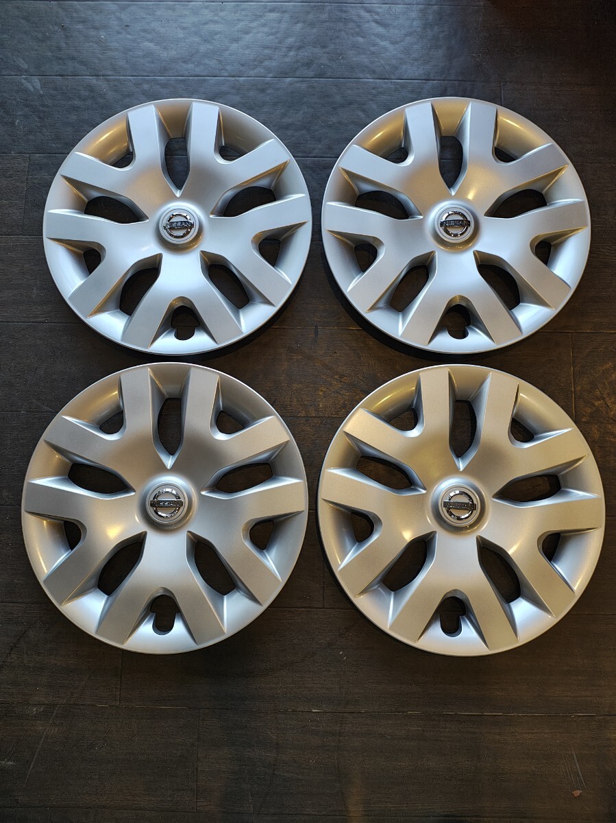 日産 ジューク純正 16インチ ホイールキャップ 4枚セット JUKE LEAF NOTE リーフ ノート拍卖