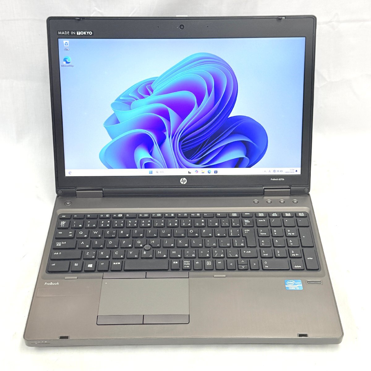 MK0202M【第3世代Core i5/Win11】HP ProBook 6570b CPU:Core i5-3210M@2.50GHz SSD:128GB メモリ:8GB N拍卖