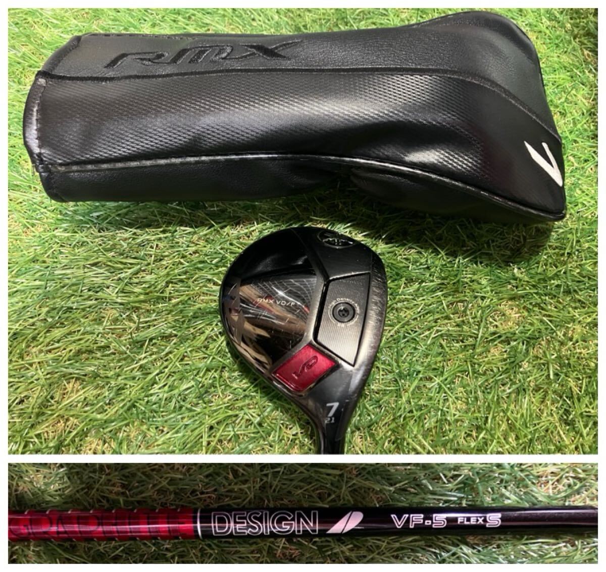 【リシャフト】 RMX 7W 21° ヤマハ 2024 VD/F TourAD VF-5 flex:S YAMAHA 純正ヘッドカバー付拍卖