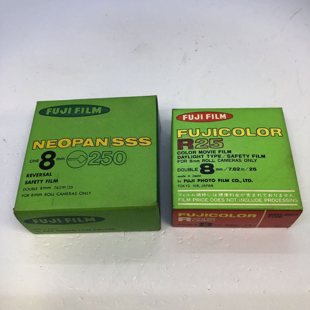 Fujifilm FUJICOLOR R25, FUJIFILM NEOPAN SSS CINE 8mm 40 未開封品 ジャンク拍卖