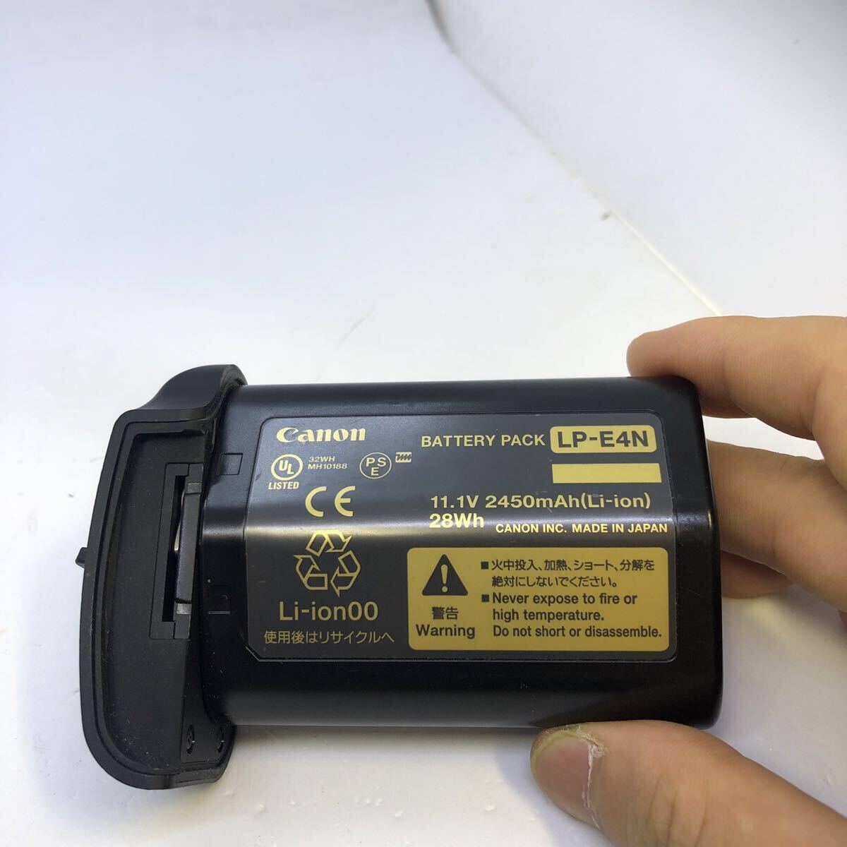 Canon LP-E4N バッテリー 中古品 良品 ☆動作保証付き☆ フル充電完了 直ぐ使用可能拍卖