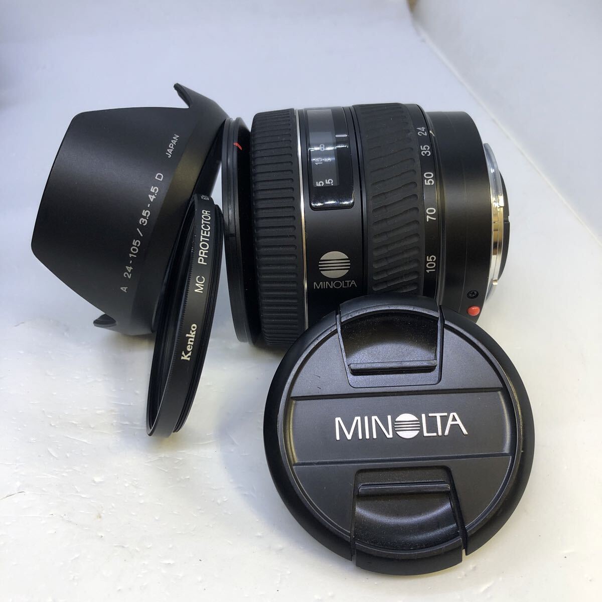 ★極上品★安心動作保証付き★ MINOLTA AF 24-105mm F3.5-4.5 D ミノルタ AFレンズ ブラック ☆フィルター付き☆拍卖