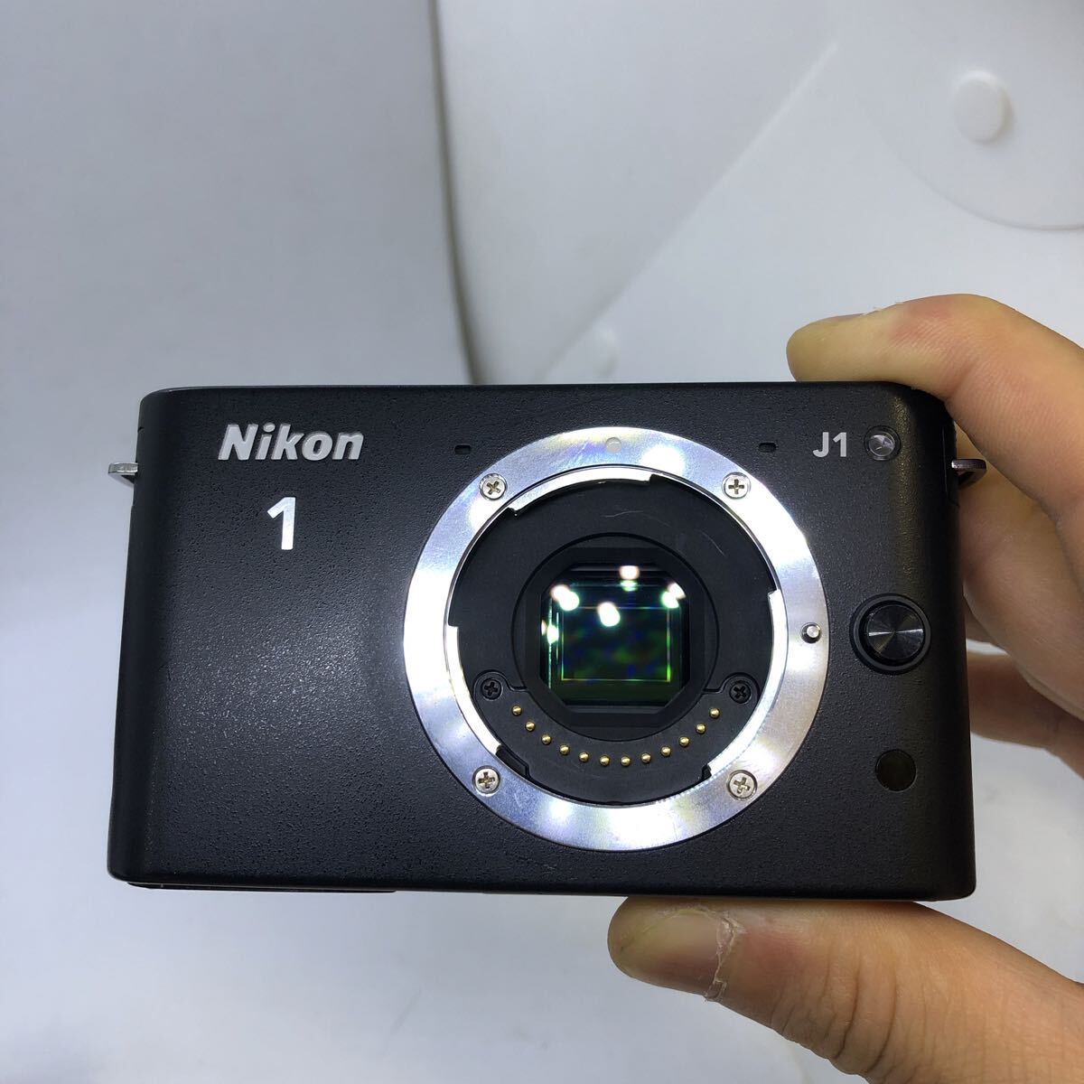 ★良品★安心動作保証付き★ Nikon ニコン 1 J1 レンズ交換式デジタルカメラ ブラック ボディのみ ミラーレスカメラ拍卖