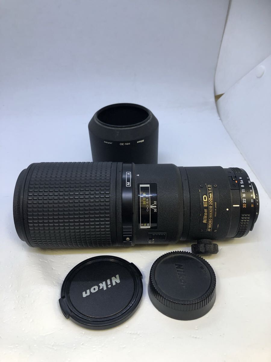 Nikon AF MICRO NIKKOR 200mm F4D ED ニコン マイクロニッコール マクロレンズ 拍卖