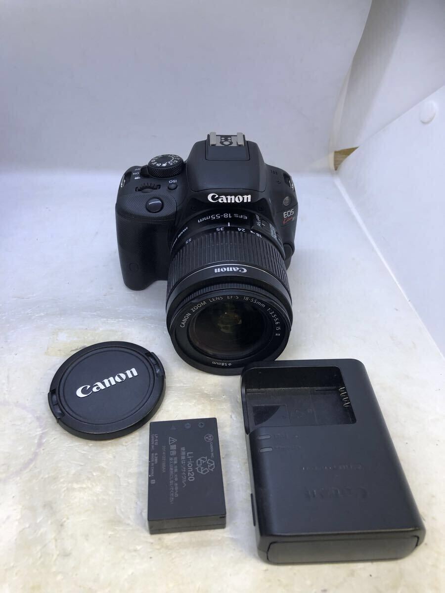 ★美品★安心動作保証付き★ Canon キヤノン EOS kiss X7 デジタル一眼レフカメラ EF-S 18-55mm 1:3.5-5.6 IS II KIT 動作確認済 拍卖