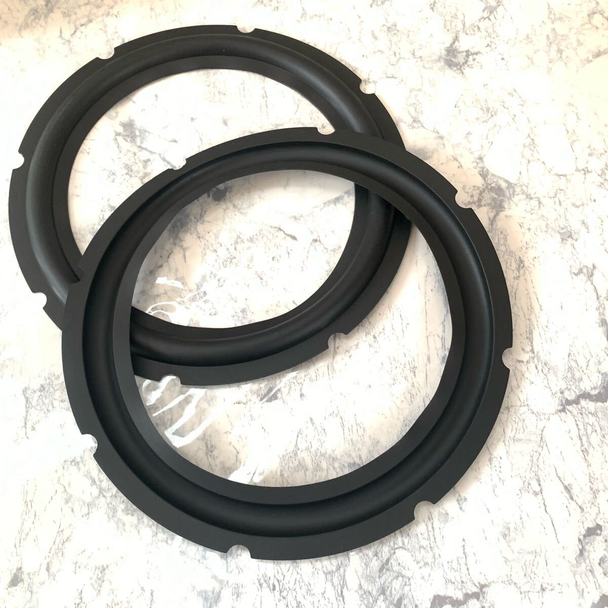 10インチ ゴム スピーカーフォームエッジ 2枚 スピーカーサラウンド 修理用拍卖