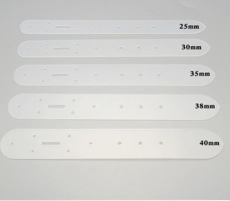 ベルトテンプレート レザークラフト ベルト穴調整 5種 ベルト工具 革工具 拍卖
