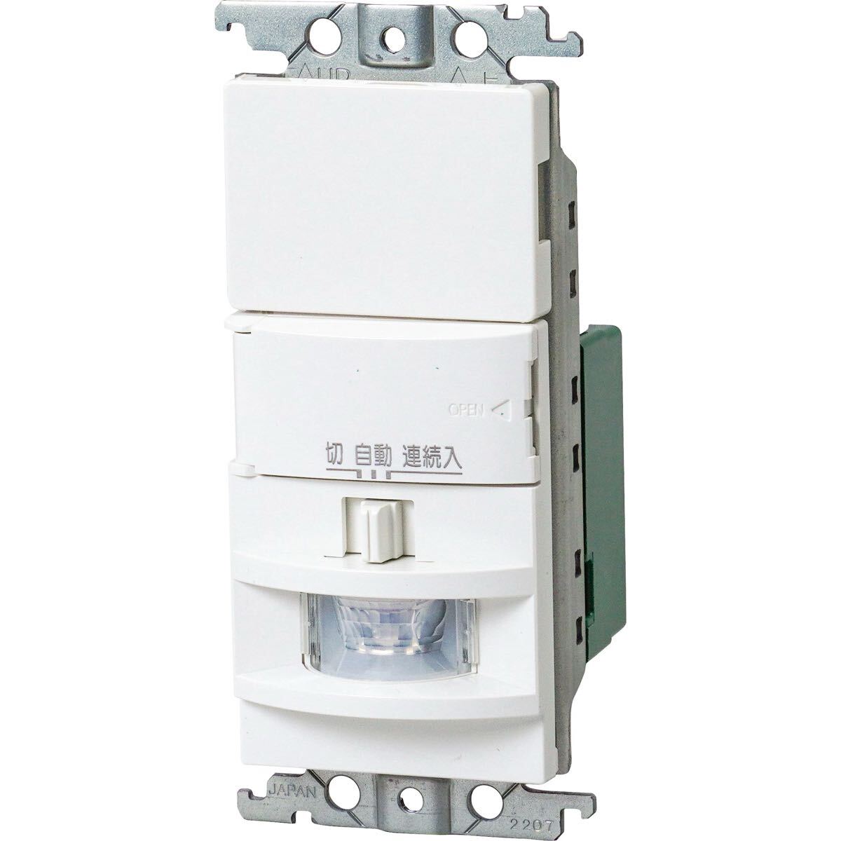 パナソニック WTK1811WK コスモシリーズワイド21 壁取付 熱線センサ付自動スイッチ 2線式 3路配線対応形 明るさセンサ 手動スイッチ付 新品拍卖