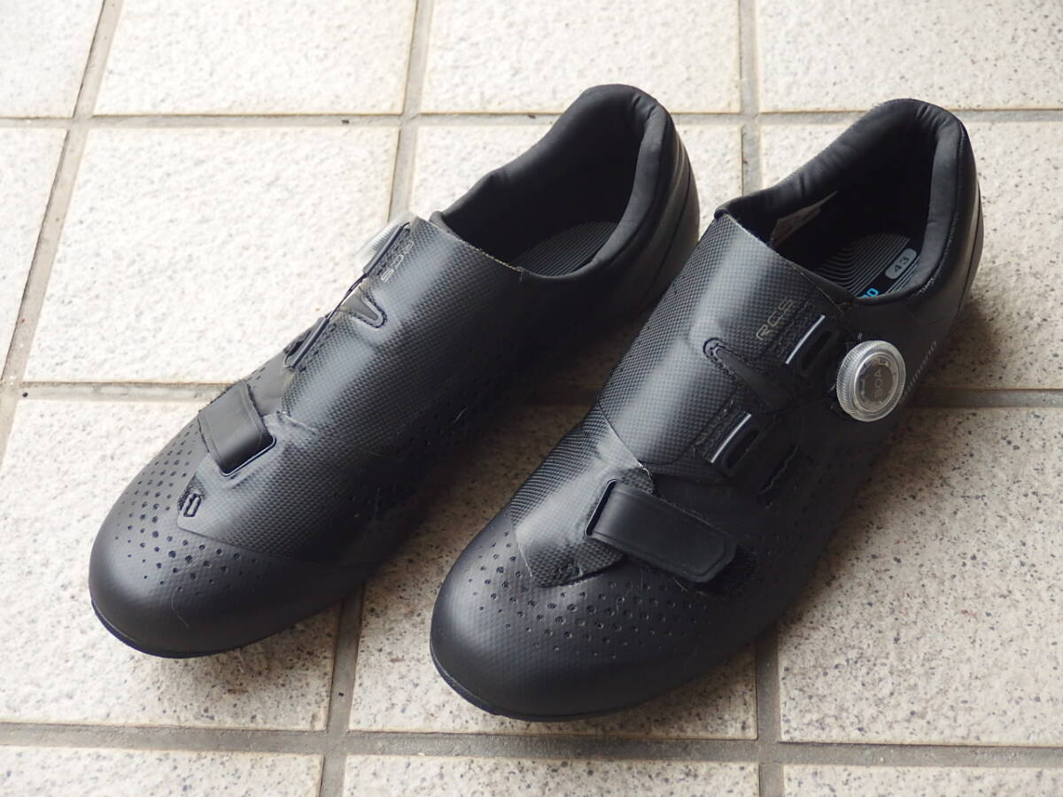 使用数回 SHIMANO シマノ SPD-SLシューズ RC5 SH-RC500M ブラック EU43 27.2cm拍卖