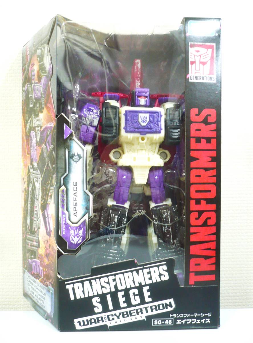 トランスフォーマー シージ SG-46 エイプフェイス ディセプティコン ヘッドマスター ホラートロン トリプルチェンジャー拍卖