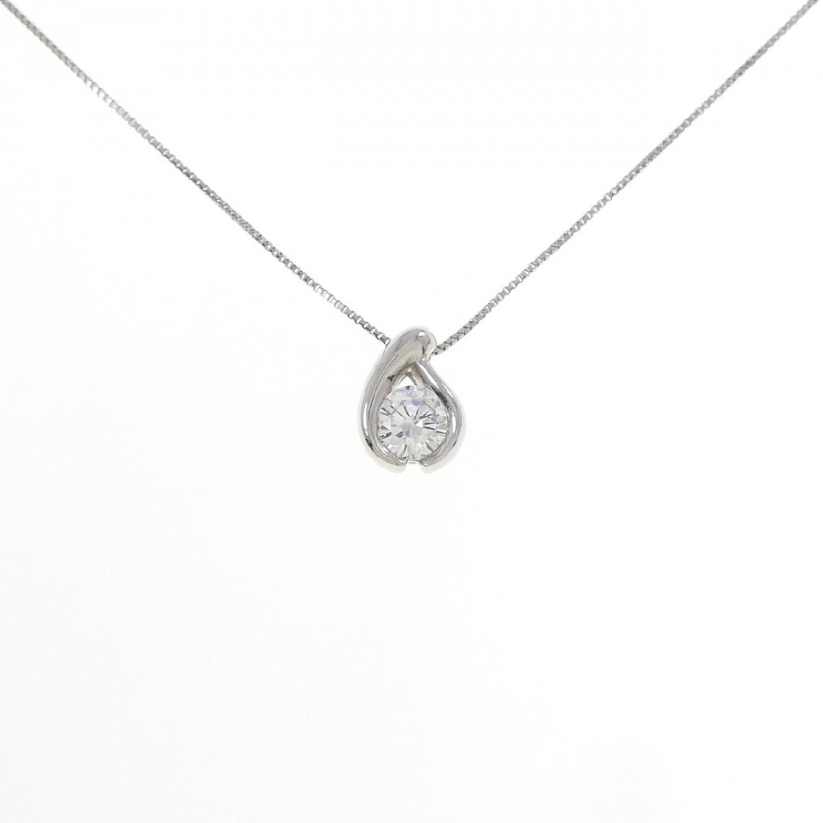 PT900/PT850 ダイヤモンド ネックレス 0.43CT拍卖