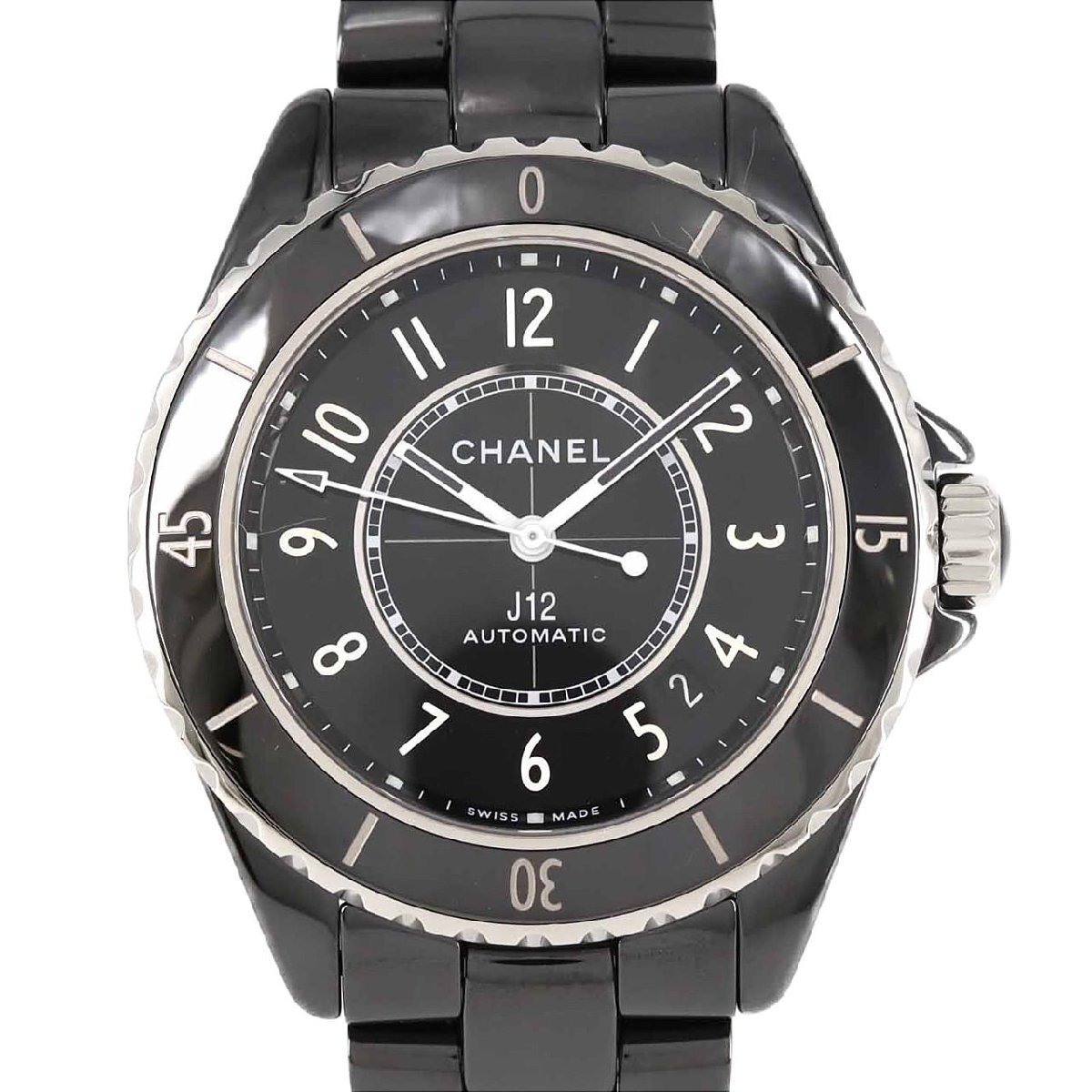 シャネル J12 キャリバー12.1 38mmセラミック H5697 セラミック 自動巻拍卖