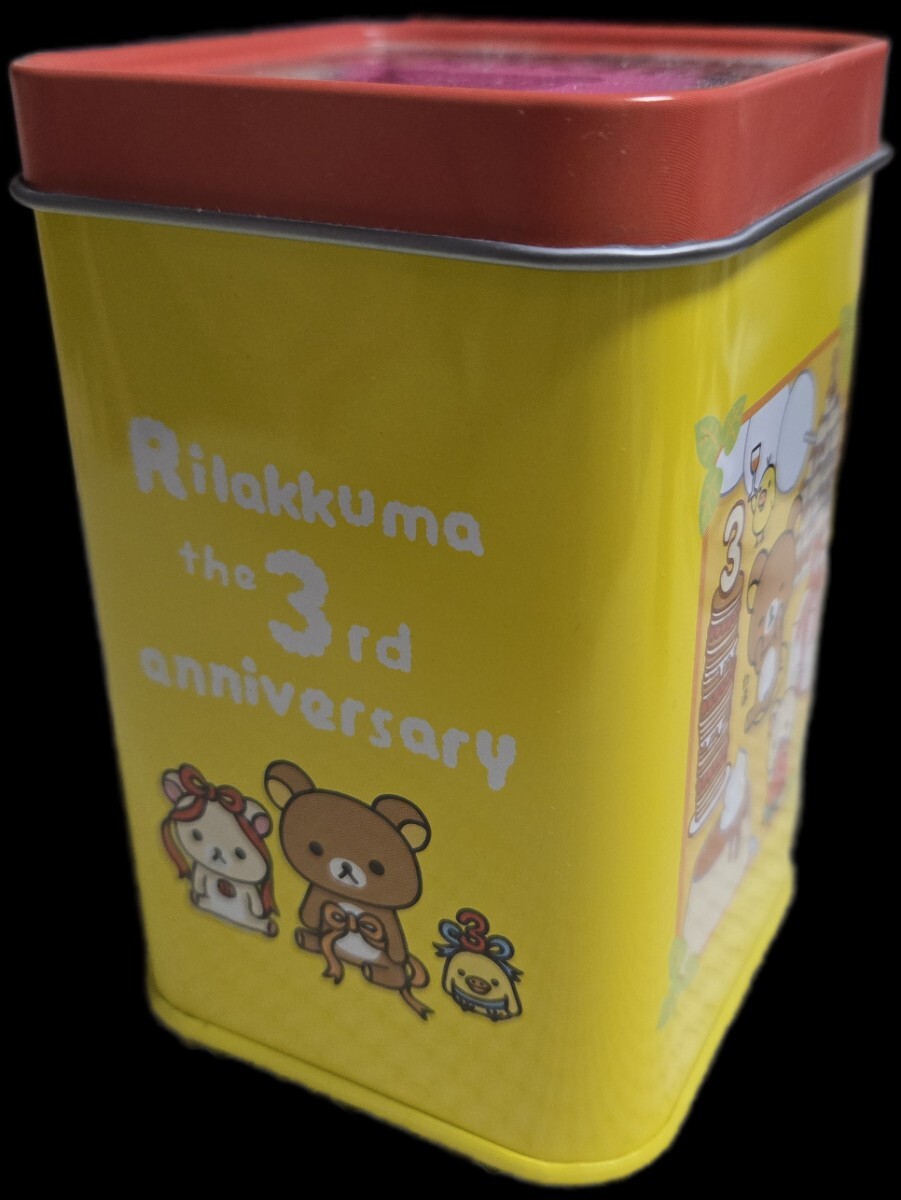 ★リラックマ3周年記念★クッキー缶★パンケーキ柄★リラックマカフェ拍卖