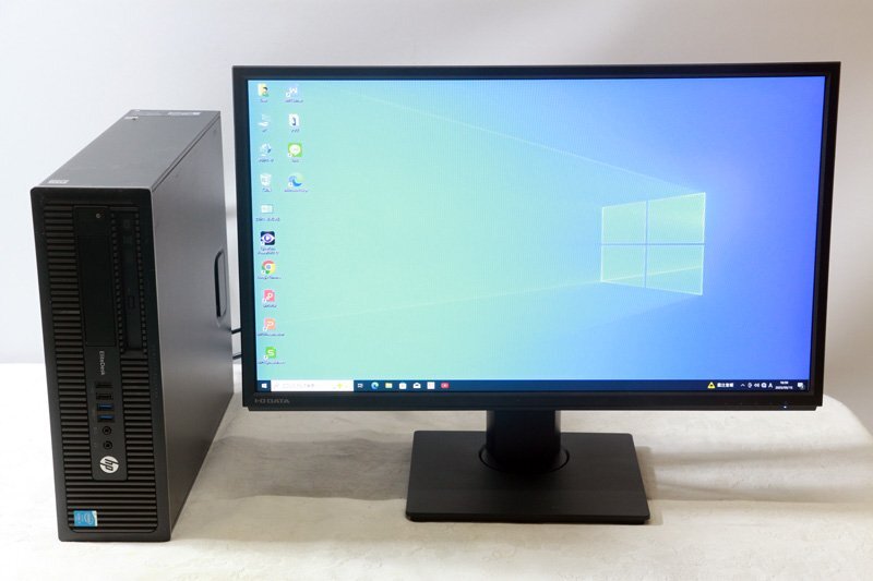 HP ELITE DESK 800 G1 SFF 23インチ液晶セット Core i7 4790 3.6Ghz 8GB 500GB SSD256GB DVDSマルチ Windows 10 Pro /7 Pro 64bit 3ヶ月保拍卖