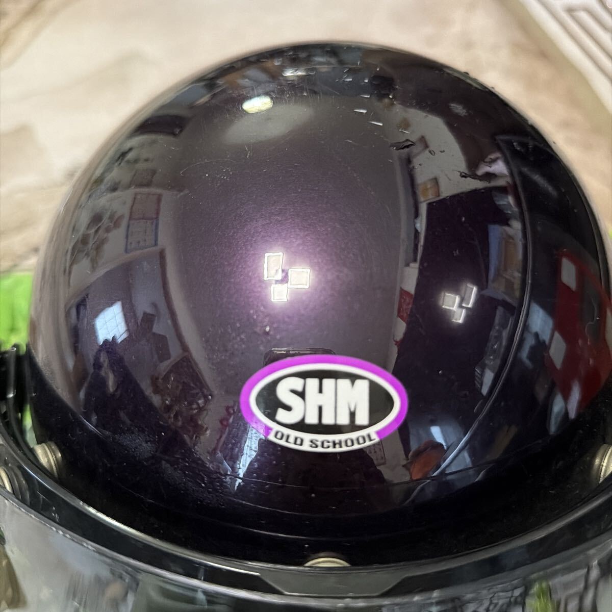 中古:ヘルメット.OLD SCHOOL SHOEI (LARGE 59-60cm).拍卖