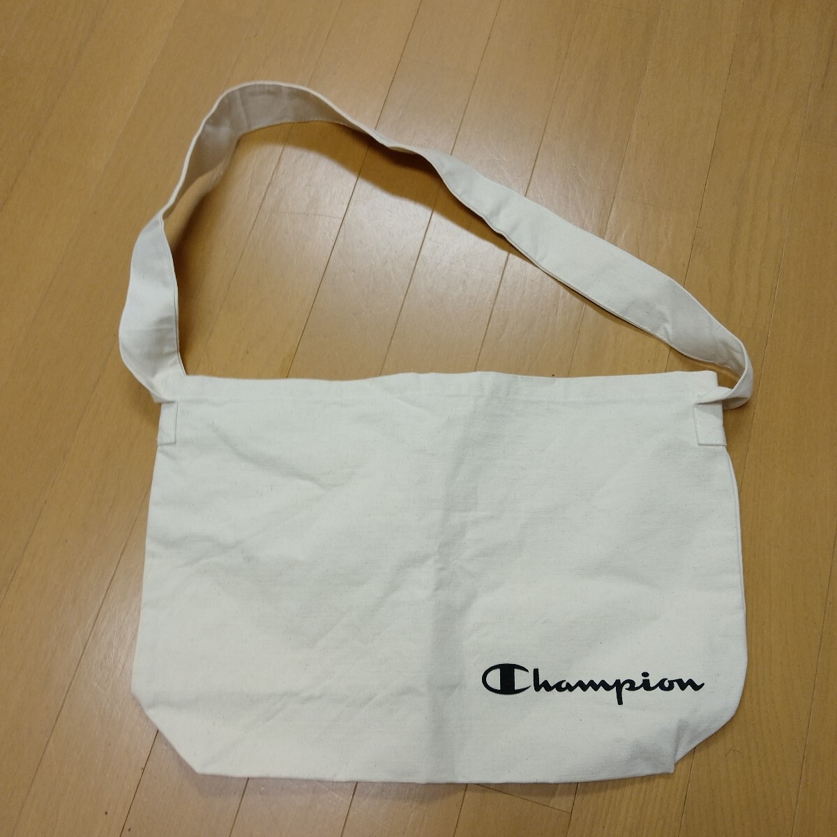 チャンピオン ショルダーバック キャンバス製 トートバッグ マイバック エコバック カラーロゴ入り Champion拍卖