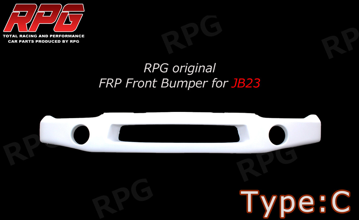 【沖縄・離島への配送不可】決算セール ジムニー JB23W FRP フロント ハーフ バンパー タイプC拍卖