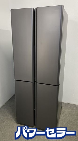 高年式 2024年製 AQUA/アクア 4ドア冷蔵庫 420L フレンチドア AQR-TZA42P(DS) ダークシルバー 中古家電 店頭引取歓迎 uR10178拍卖