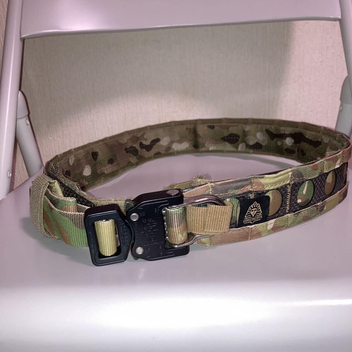実物 Ferro Concepts The Bison Belt マルチカム Mサイズ ガンベルト BELT FERRO アサルターベルト multicam 拍卖
