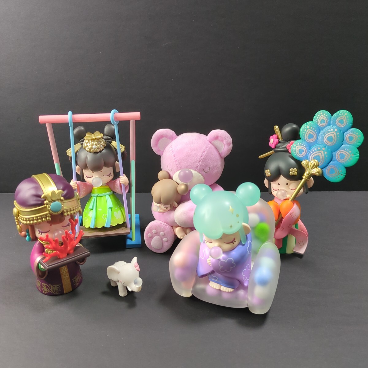 ナンシー(Nanci)大唐風華 セット売り トレーディングフィギュア おもちゃ フィギュア 若来 可愛い かわいい 居眠り 鼻提灯拍卖