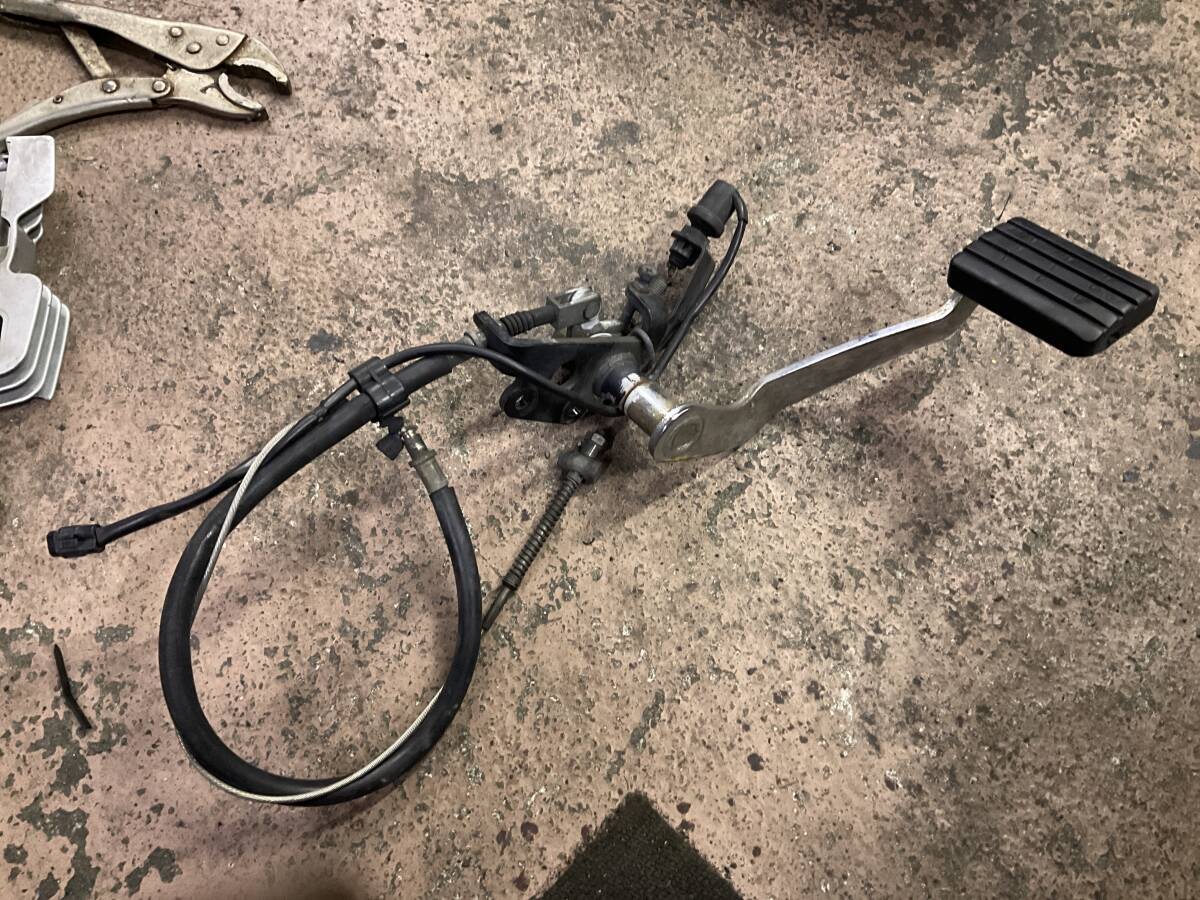ドラッグスター250 純正 右側 ブレーキ ペダル スイッチ ワイヤー VG02J ヤマハ DragStar キャブ車拍卖