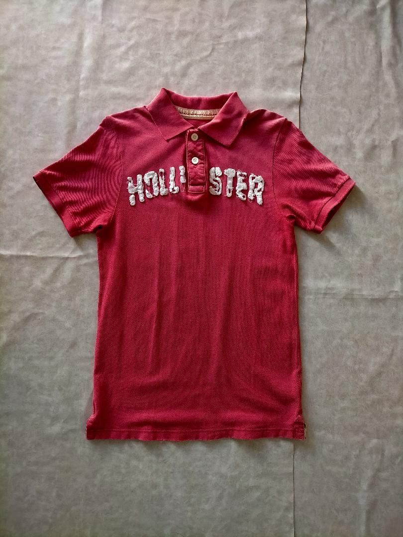 HOLLISTER ホリスター ロゴポロシャツ M 251030-38拍卖
