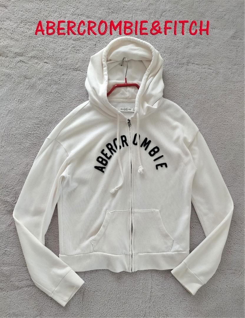 ABERCROMBIE&FITCH アバクロ ロゴジップパーカー 251029-65拍卖