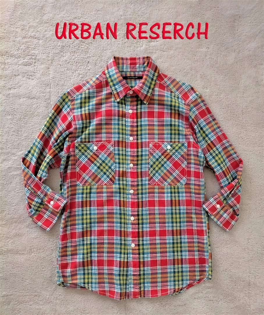 URBAN RESERCH アーバンリサーチ チェックシャツ 251029-49拍卖