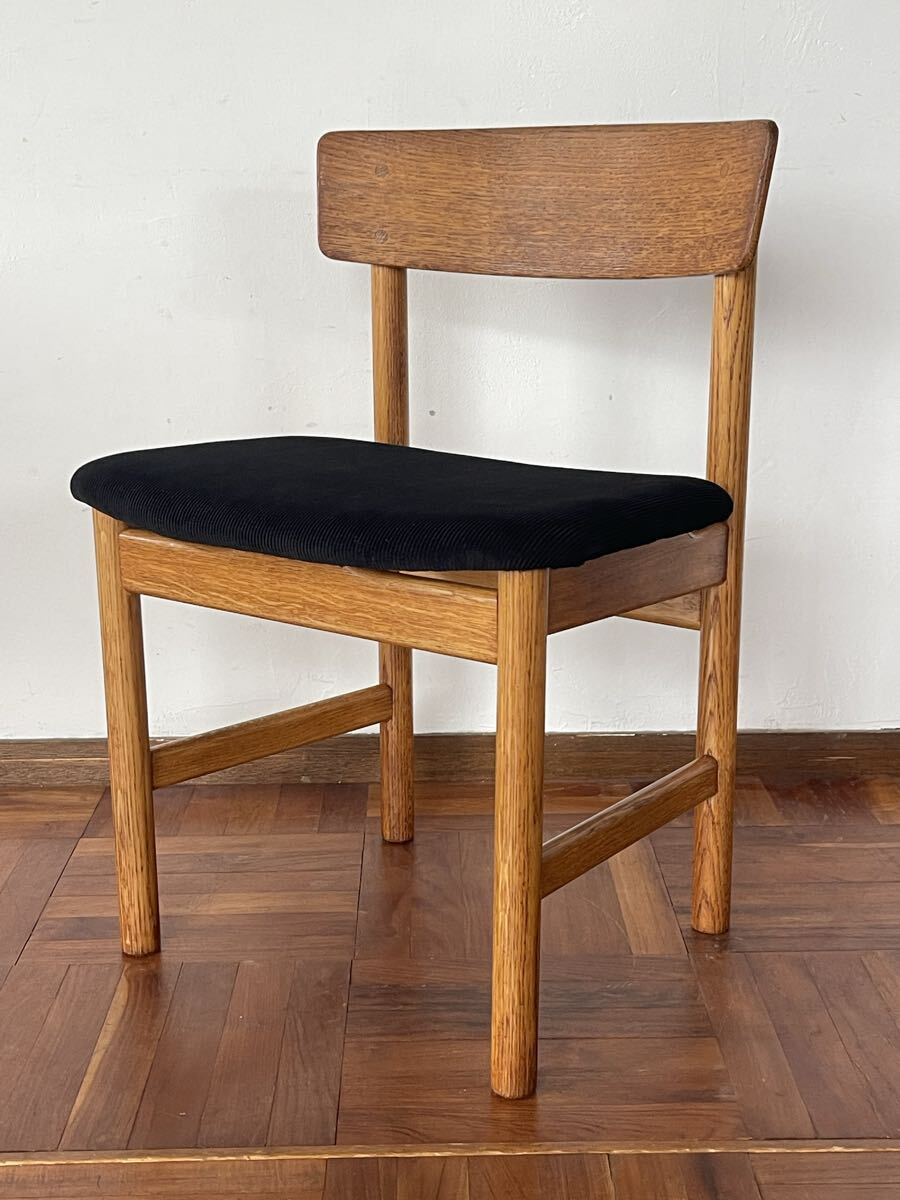 北欧 デンマーク ヴィンテージ Fredericia フレデリシア ボーエ モーエンセン 3236 ダイニング チェア オーク ビンテージ 2拍卖