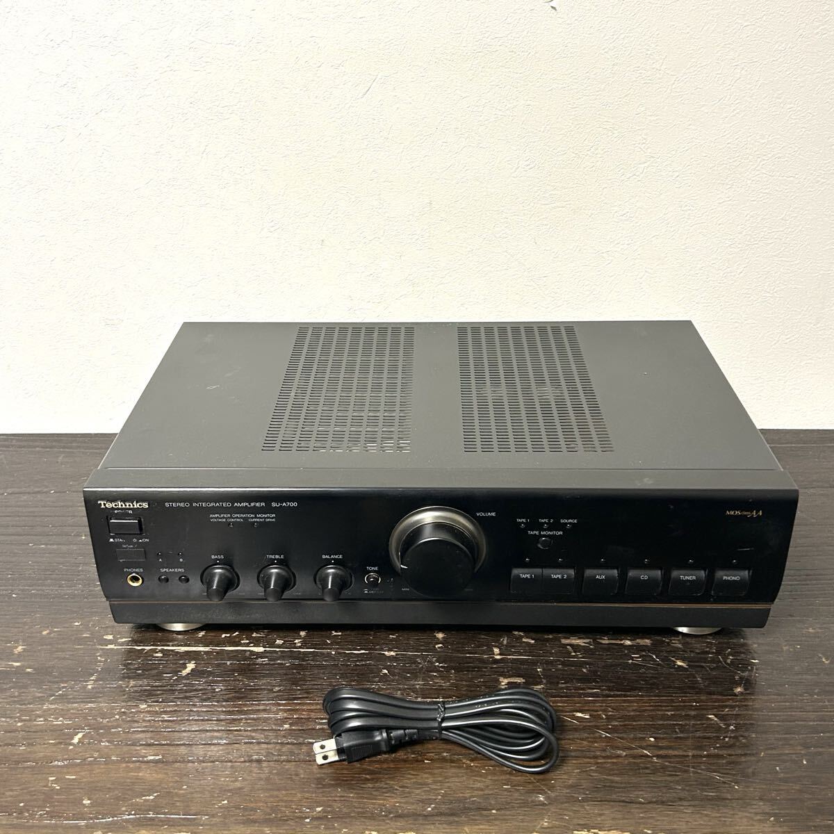 通電のみ確認済み ジャンク Technics プリメインアンプ SU-A700 テクニクス アンプ 現状品 オーディオ機器 ブラック拍卖