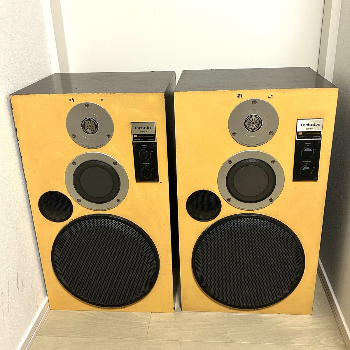 動作未確認 ジャンク 2個口 Technics SB-6A ペア スピーカー テクニクス 音響機器拍卖