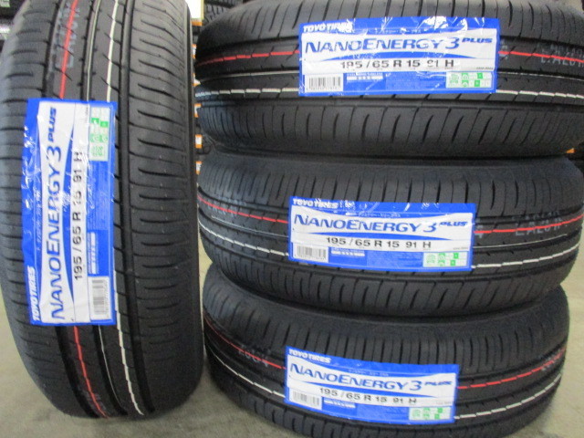 φ【195/65R15】【2024年製以降】 TOYO トーヨー ナノエナジー3+ NANOENERGY3+ 195/65-15 4本価格 4本送料込み¥35000~【夏用】拍卖